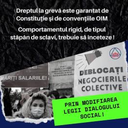 CARTEL ALFA ACUZA: ATAC CONCERTAT IMPOTRIVA INSTITUTIEI SINDICALE – Se cere modificarea de urgenta a Legii dialogului social