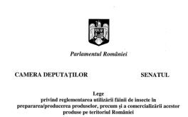 DEMERS IN PARLAMENT PRIVIND PRODUSELE TRADITIONALE - Proiect de lege prin care se interzice utilizarea fainii de insecte: „Patriotismul economic inseamna protejarea producatorilor locali” (Document)