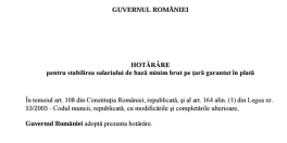 Hotarare pentru salariile romanilor. Ministerul Muncii a definitivat proiectul (Document)