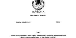 Legea imobiliarelor: se limiteaza avansul platit. Banii se depun intr-un cont cu destinatie speciala, administratorii raspund (Proiectul)