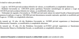 Ordinul prin care parintii primesc 20 lei in plus, in Monitorul Oficial (Document)