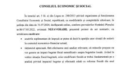 Plata impozitului pe cladirile noi: avizul Consiliului Economic si Social (Document)