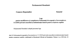 Proiectul care prevede ca statul sa plateasca salariul bonei, adoptat in Senat (Document)