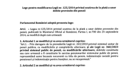 Statul greseste, statul plateste. Pensionarii nu trebuie sa restituie banii (Document)