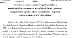 Unda verde pentru compensarea obligatiilor fiscale (Document)