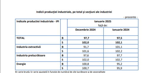 Productia industriala a Romaniei: aflati ce se intampla (Raportul)