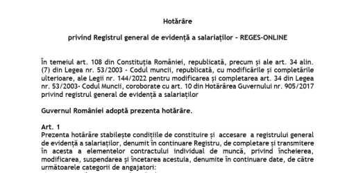 Prevederi noi privind dovedirea vechimii in munca. Guvernul schimba regulile (Document)