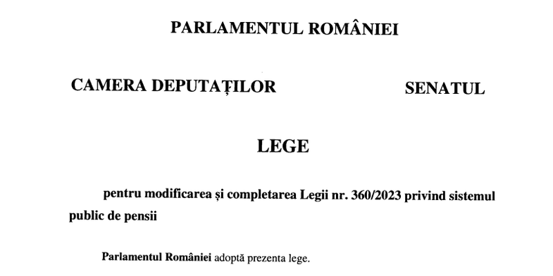 Indexarea pensiilor cu rata inflatiei intra la vot. Proiect de lege: “Nu exista motiv legitim ca acestea sa scada” (Document)