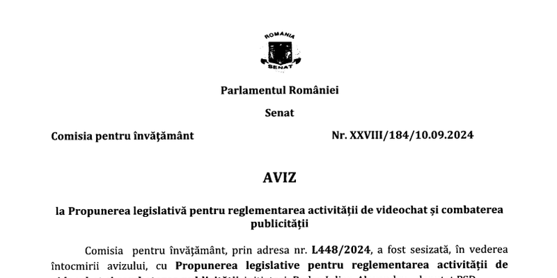 Legea videochatului: aviz negativ. Proiectul de lege introduce noi reguli privind plata taxelor catre stat (Document)