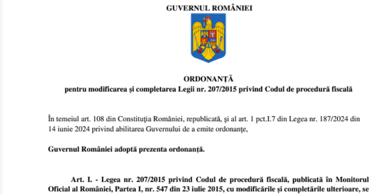 Modificarea Codului de procedura fiscala: se injumatateste perioda in care contribuabilii pot sa-si achite datoriile (Proiectul)