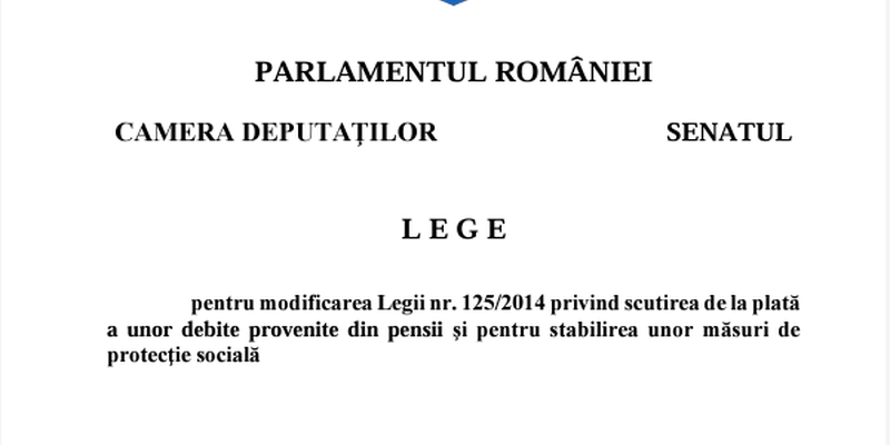 Pensionarii nu returneaza banii daca statul greseste. Legea a fost promulgata (Document)