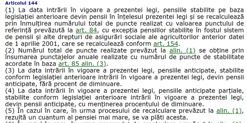 Recalcularea pensiilor: iata ce prevede legea cu privire la suma platita de stat varstnicilor. Reguli privind contestarea deciziilor caselor de pensii (Document)