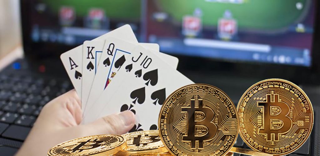 bitcoin poker joc